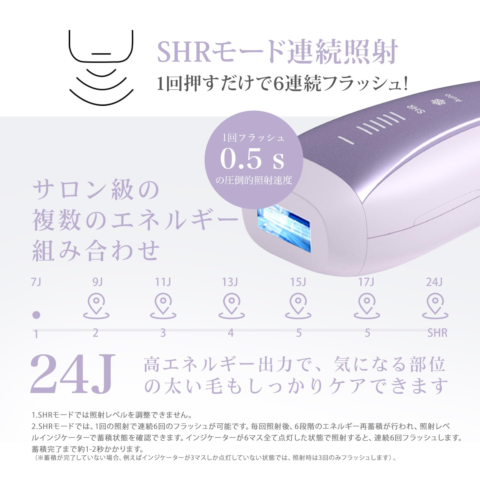 Amazon | 脱毛器 IPL光脱毛器 サファイア冷却 SHR連続照射 スキン